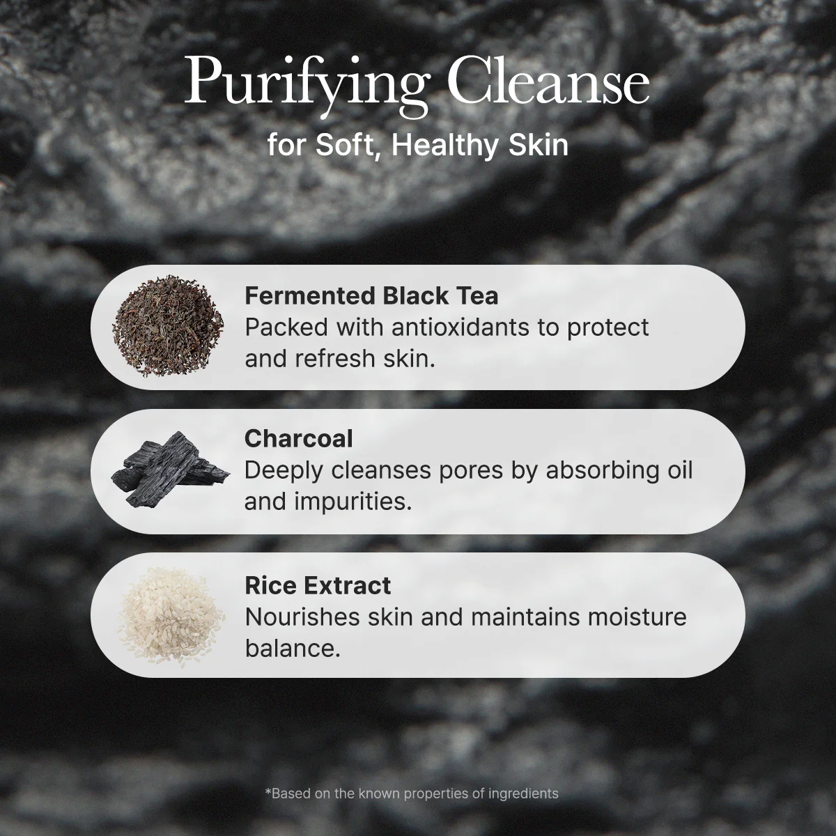 Arencia Black Tea Rice Mochi Cleanser - Image 5