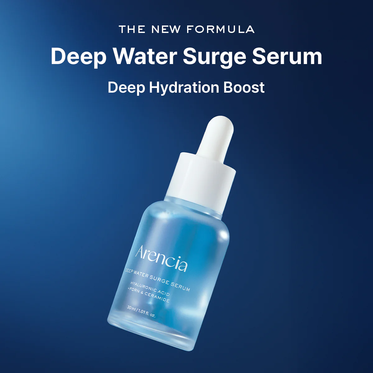 Arencia Deep Water Surge Serum, Hyaluronic Acid + PDRN + Ceramide, 1.01 fl oz - Image 2