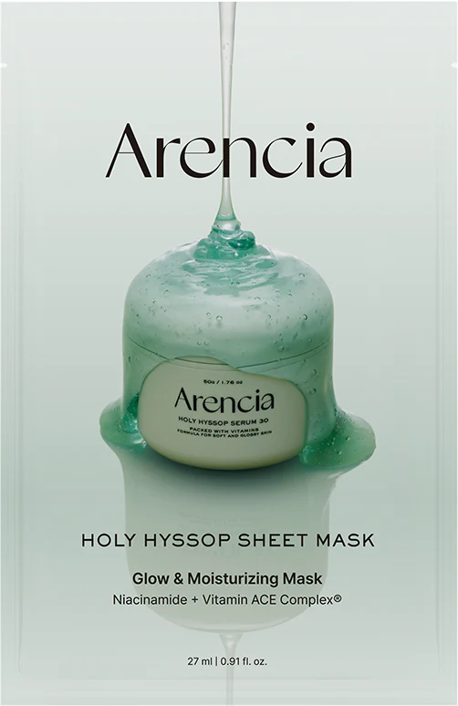 ARENCIA Holy Hyssop Sheet Mask