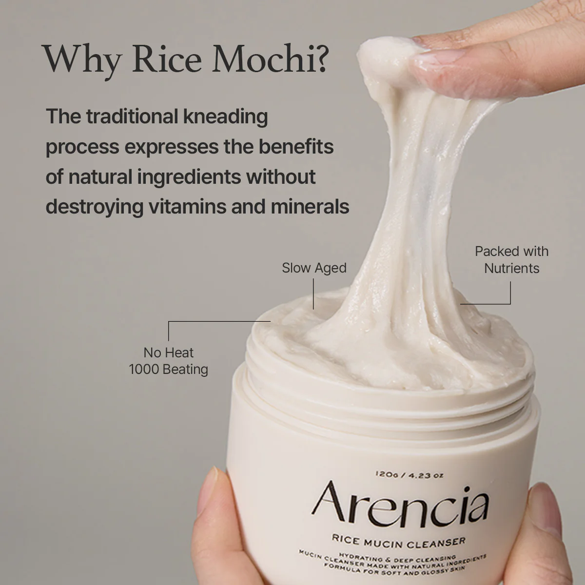 Arencia Rice Mucin Face Cleanser - Image 4