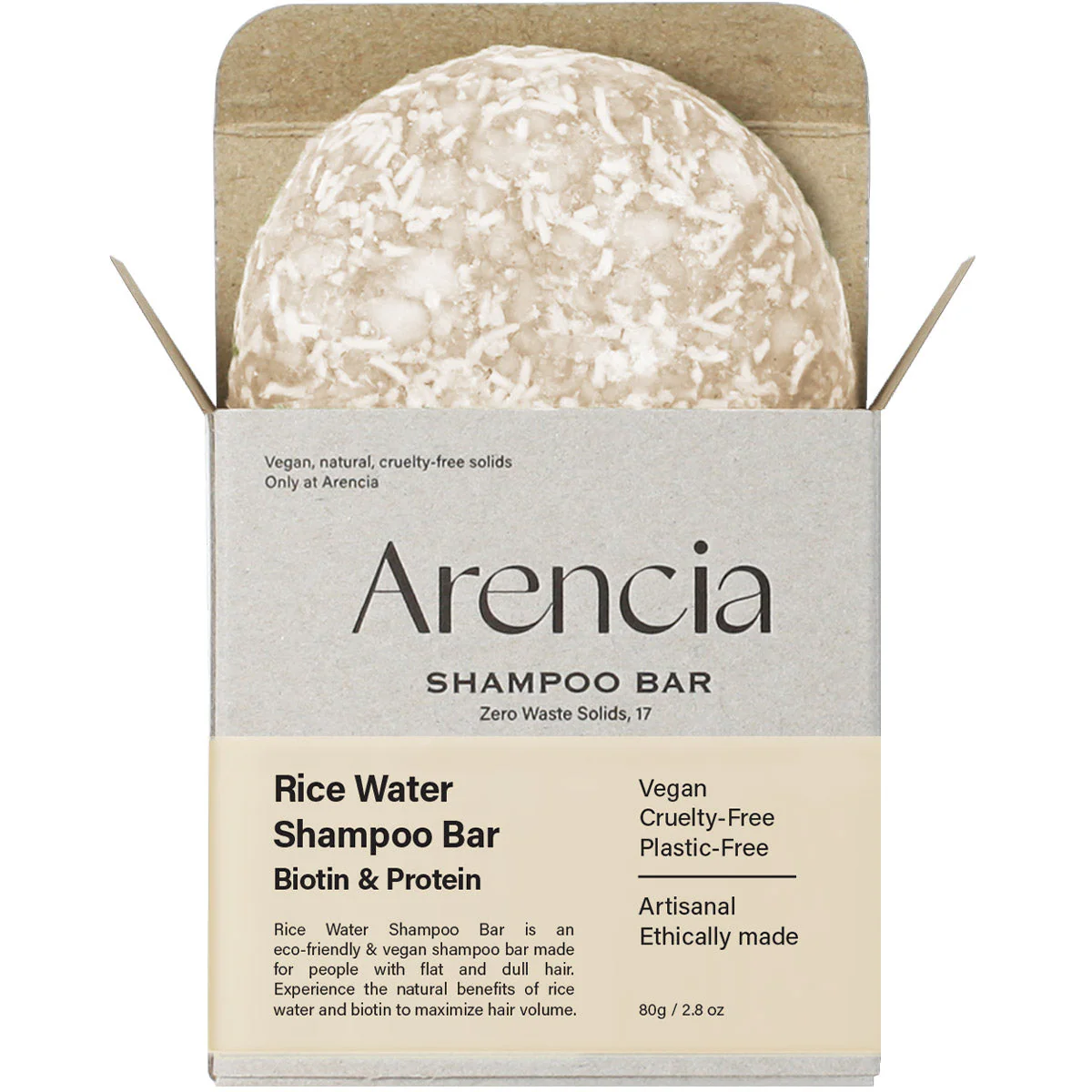 Arencia Rice Water Shampoo Bar
