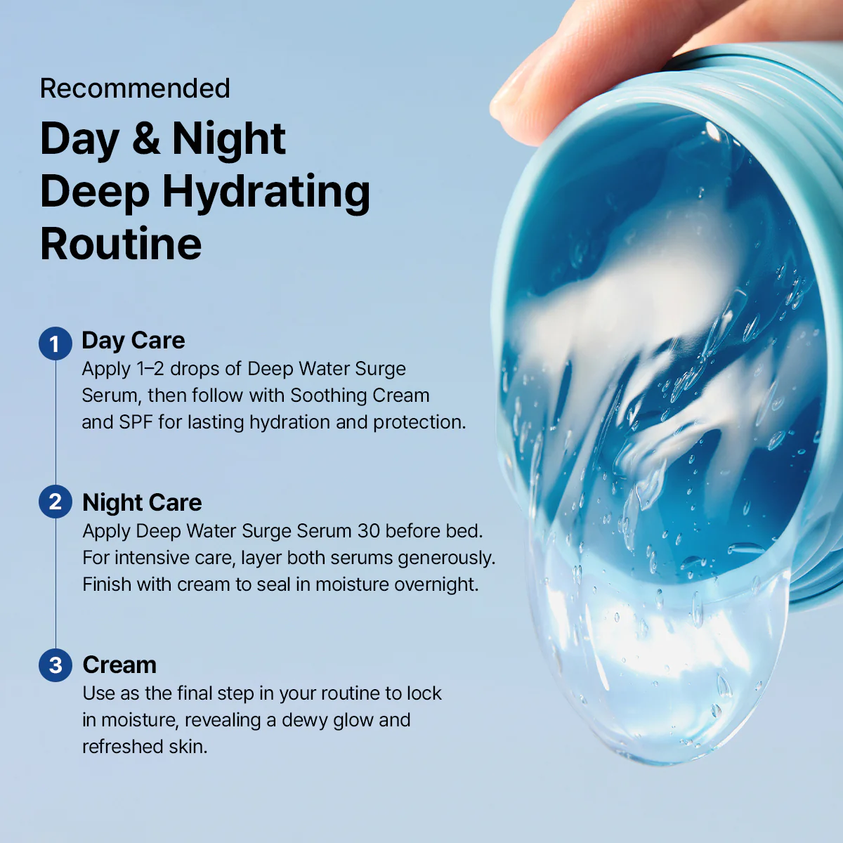 Deep Glow Hydration Trio - Day & Night Moisture Lock-in Routine - Image 2