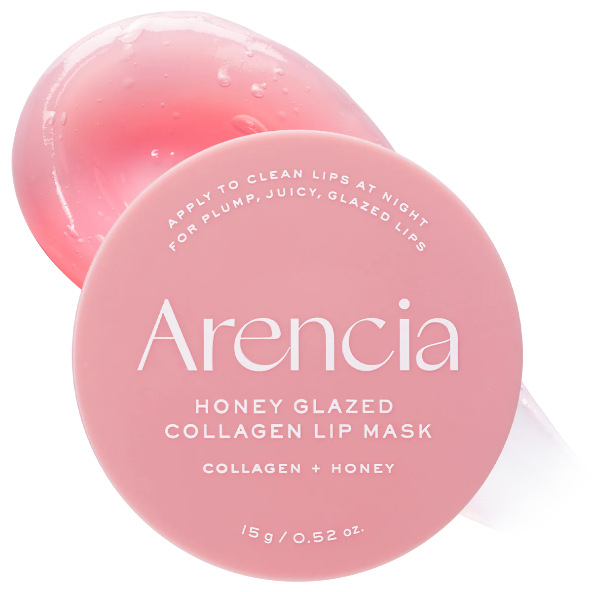 Honey Glazed Collagen Lip Mask, Plump, Juicy Lips with Lasting Hydration, 0.52oz