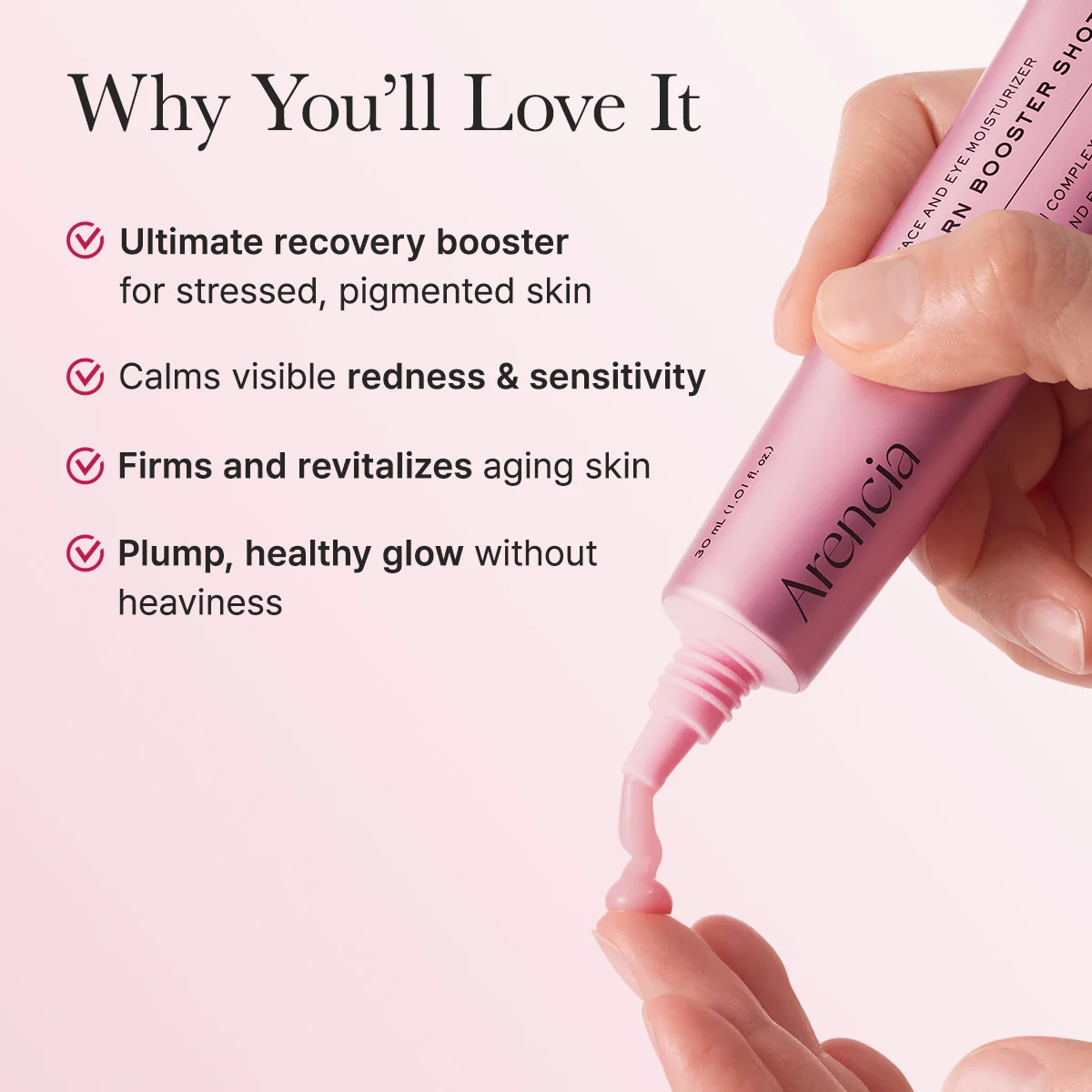 PDRN Booster Shot, Rosy-PDRN & Peptides for Glowy, Healthy Skin, 1.01 fl oz - Image 3