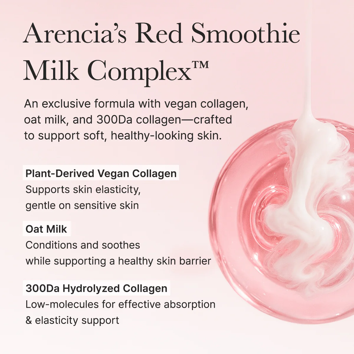 Red Smoothie Face Lotion Moisturizer 5, Niacinamide 5% & Collagen for daily bouncy, glowy skin care - Image 6