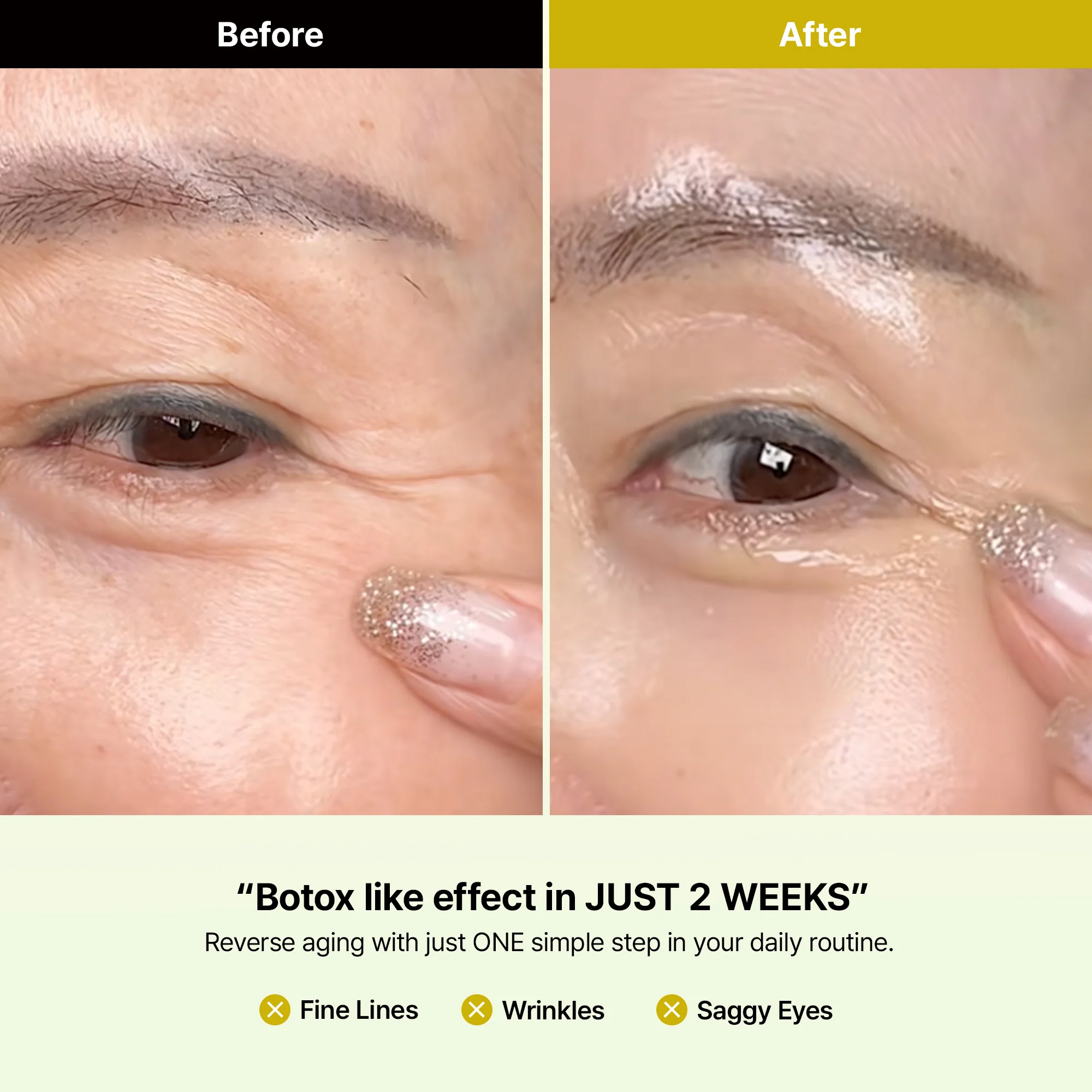 Reverse Aging Boosting Trio, Anti-Aging, Fine Lines Eraser, Vitamin C + Glutathione + Retinal + Caffeine + Peptides for Youthful Skin - Image 3
