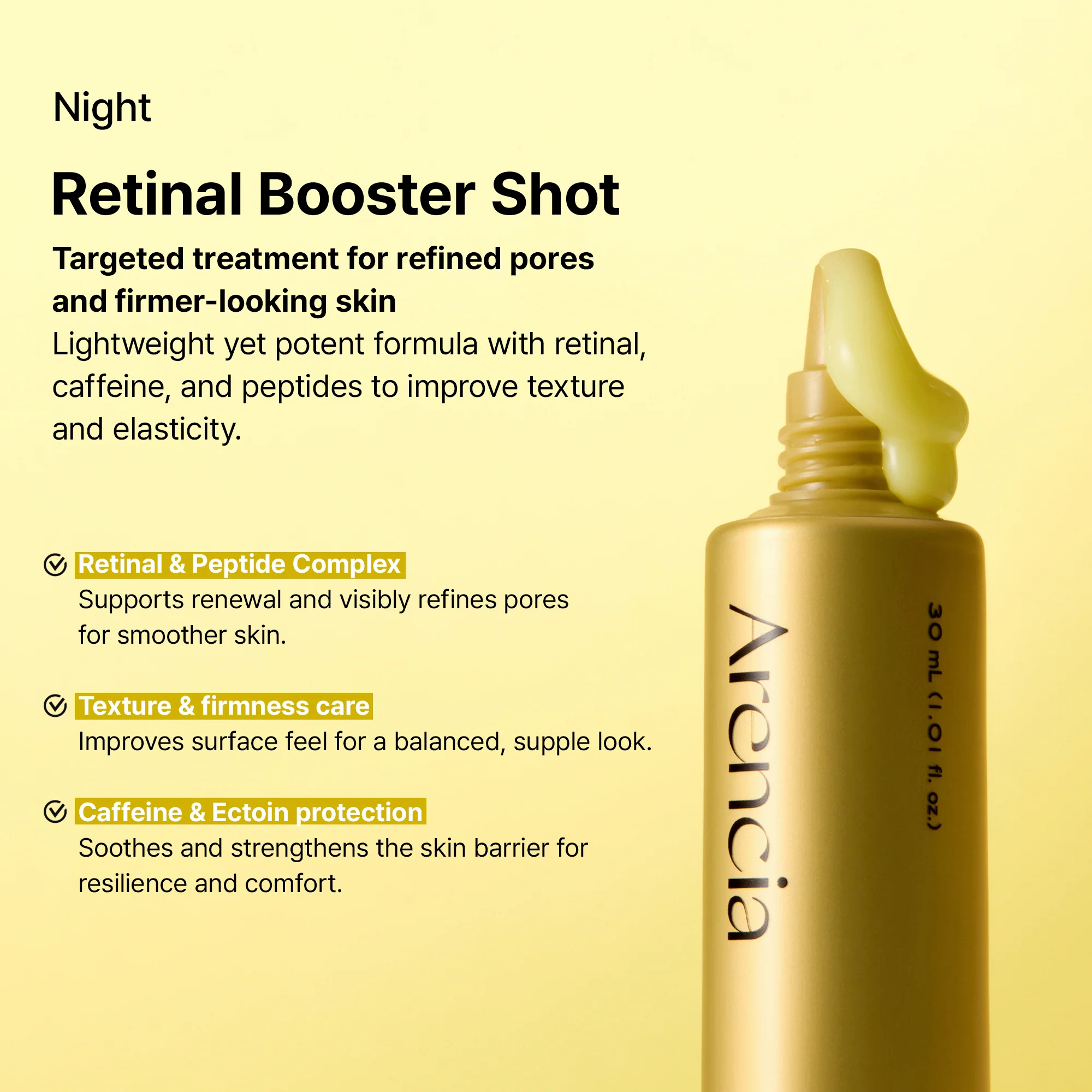 Reverse Aging Boosting Trio, Anti-Aging, Fine Lines Eraser, Vitamin C + Glutathione + Retinal + Caffeine + Peptides for Youthful Skin - Image 8