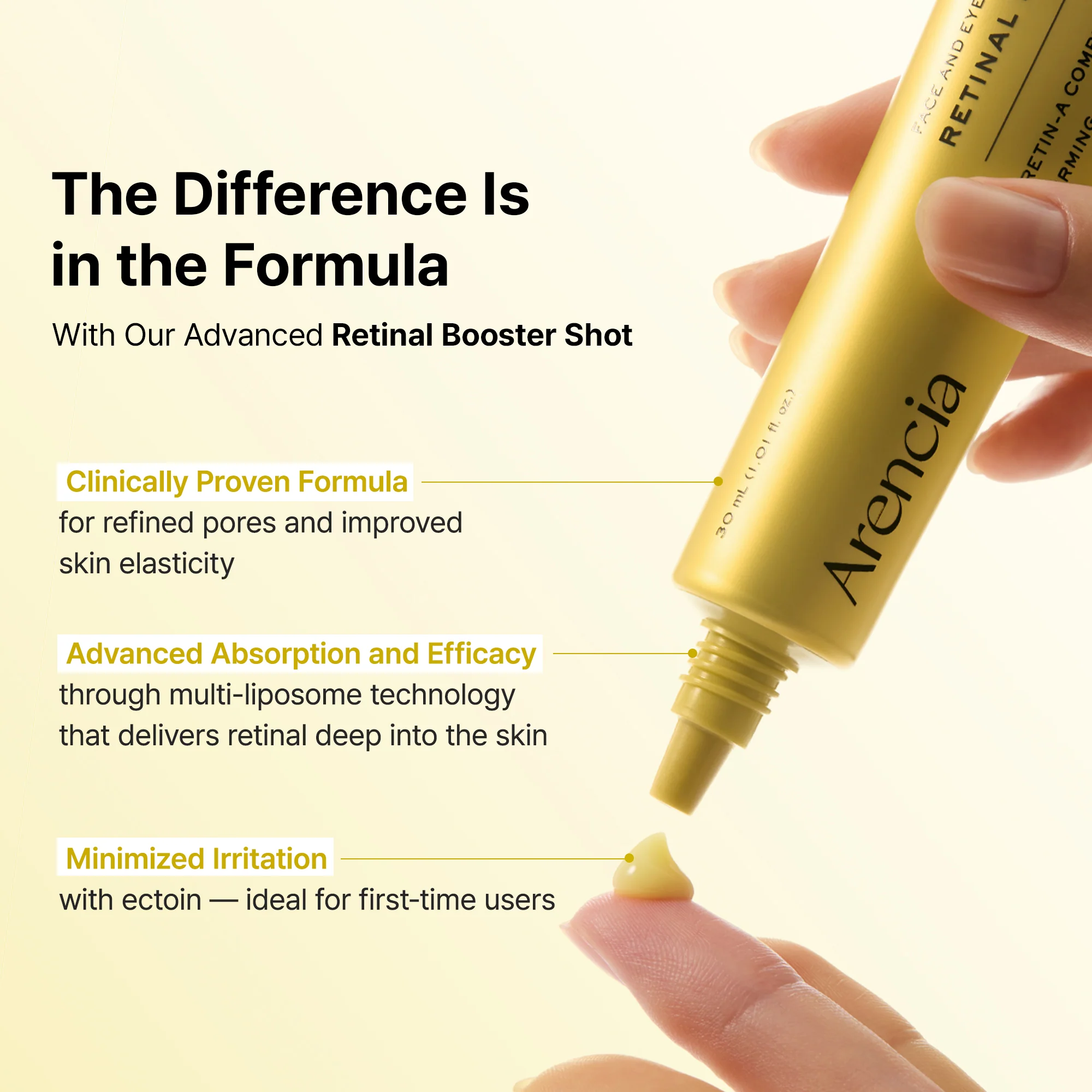 Reverse Aging Boosting Trio, Anti-Aging, Fine Lines Eraser, Vitamin C + Glutathione + Retinal + Caffeine + Peptides for Youthful Skin - Image 9