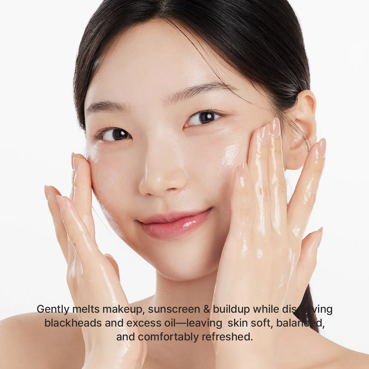 Pore Melt Mochi  Makeup-Removing Cleansing Oil, Non-Comedogenic, Acne-Safe, Rice Amino Acids HD, Vitamin E, Cica, & Ceramide, 6.76 fl oz - Image 9